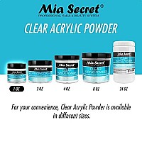 Mia Secret Clear Acrylic Powder (1oz)