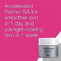 Neutrogena Rapid Wrinkle Repair Retinol Face Moisturizer, Fragrance Free, Daily Anti-Aging Face Cream with Retinol & Hyaluronic Acid to Fight Fine Lines, Wrinkles, & Dark Spots, 1.7 oz