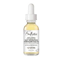 SheaMoisture Overnight Face Oil for All Skin Types 100% Virgin Coconut Oil for Daily Hydration 1 oz