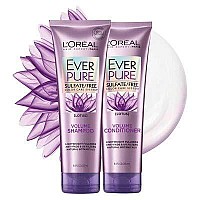 L'Oreal Paris EverPure Sulfate-Free Color Care System Volume Shampoo & Conditioner with lotus, 8.5 Ounce Each (lotus)