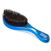 Torino Pro Wave brush 350 by Brush King - Medium curve Waves Brush - Made with 100% Boar Bristles -True Texture Medium - All Purpose 360 Waves Brush