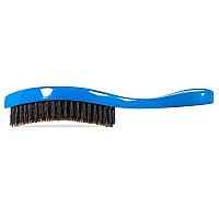 Torino Pro Wave brush 350 by Brush King - Medium curve Waves Brush - Made with 100% Boar Bristles -True Texture Medium - All Purpose 360 Waves Brush