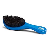 Torino Pro Wave brush 350 by Brush King - Medium curve Waves Brush - Made with 100% Boar Bristles -True Texture Medium - All Purpose 360 Waves Brush