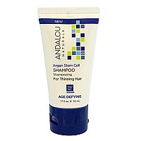 Andalou Naturals Argan Stem Cell Age Defying Shampoo, 1.7 Fluid Ounce - 6 per case.