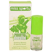 Miss Sporty Pump Up Booster By Coty Sparkling Mimosa & Jasmine Accord Eau De Toilette Spray .375 Oz / 11 Ml (Women)