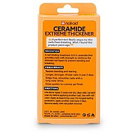 Nail-Aid Ceramide Extreme Thickener - Nail Strengthener - Ridge-Free, Long-Wear Shine Finish - Clear, 0.55 Fluid Ounce