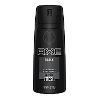 Axe Black Body Spray For Men 4 Oz