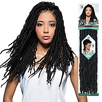 Bobbi Boss Synthetic Hair Crochet Braids African Roots Braid Collection Nu Locs 18 (6-PACK, 2)