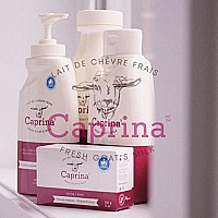 Caprina by Canus Amazing Body Wash With Fresh Canadian Goat Milk Gentle Soap Moisturizing Vitamin A, B2, B3 & More, Original, 16.9 Fl Oz