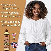 Okay | Black Jamaican Castor Oil Moisture Growth Shampoo | For All Hair Types & Textures | Moisturize & Regrow Hair | With Argan Oil | Free Of Paraben, Silicone, Sulfate , White , 33 Oz