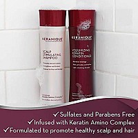 Keranique Deep Hydrating Shampoo And Conditioner Set For Hair Growth And Thinning Hair | Keratin Hair Treatment | Keratin Amino Complex, Free Of Sulfates, Dyes And Parabens, 8 Fl Oz