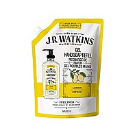 J.R. Watkins Liquid Hand Soap Lemon Refill, 34 Fl Oz