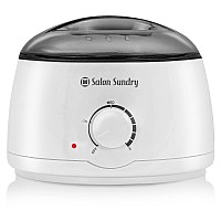 Salon Sundry Portable Electric Hot Wax Warmer Machine for Hair Removal - Black Lid