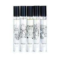 Diptyque Eau de Toilette Travel Spray 025 Fl Oz (Pack of 5) Set for Men and Women