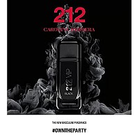 Carolina Herrera 212 Vip Black Fragrance For Men - Energetic And Spicy Scent - Notes Of Lavender, Black Vanilla Husk And Musk - Skin Friendly - Aromatic Fougere Fragrance - Edp Spray - 3.4 Oz