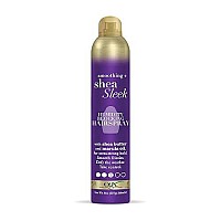 OGX Smoothing + Shea Sleek Humidity Blocking Hairspray, 8 Ounce, Purple