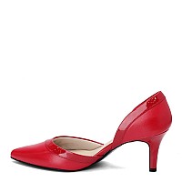 LifeStride Womens Saldana Pump, fire red, 5 M US