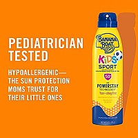 Banana Boat Kids Sport Sunscreen Spray, Sting-Free, Tear-Free, Broad Spectrum, SPF 50, 6oz. - Twin Pack