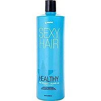 SexyHair Healthy Tri-Wheat Leave-In Conditioner, 33.8 Oz | Up to 90% Better Detangling | Reduces Breakage | Moisture, Smoothness, and Shine GREEN