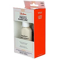 Sally Hansen Hard As Nails French Manicure Set - 45326 Sheer Romance 0.45oz Sheer Color, 0.45oz French White Tip, 0.45oz UV Top Coat Women 3 Pc