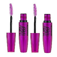 Maybelline New York Makeup Volum Express The Falsies Washable Mascara, Black Drama, 2 count