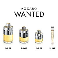 Azzaro Wanted Eau De Toilette - Mens cologne - Woody, citrus & Spicy Fragrance, 51 Fl Oz