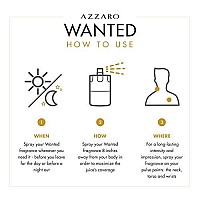 Azzaro Wanted Eau De Toilette - Mens cologne - Woody, citrus & Spicy Fragrance, 51 Fl Oz