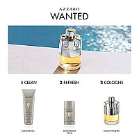 Azzaro Wanted Eau De Toilette - Mens cologne - Woody, citrus & Spicy Fragrance, 51 Fl Oz