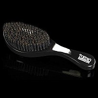 Torino Pro Curve Wave Brush By Brush King - #450 - Medium Hard Curve Wave Brush - Made With Reinforced Boar & Nylon Bristles -True Texture Medium Hard 360 Waves Brushes