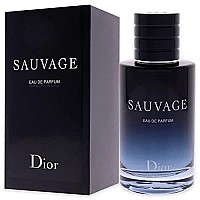 christian Dior Sauvage Eau De Parfum Spray For Men, Blue , 34 Ounce