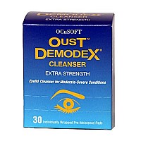 Oust Demodex Cleanser Pre-Moistened Pads 30ct