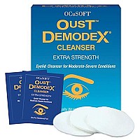 Oust Demodex Cleanser Pre-Moistened Pads 30ct