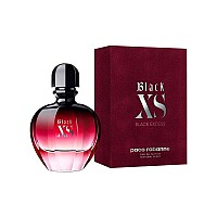 Paco Rabanne Black Xs Fragrance For Women - Floral, Woody, Musk Fragrance - Notes Of Cranberry, Black Violet And Vanilla - Exudes Sophistication - Recommended For Daytime Wear - Edp Spray - 27 Oz