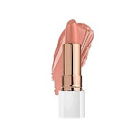 Flower Beauty Petal Pout Lipstick - Cruelty Free - Nourishing & Highly Pigmented Lip Color With Antioxidants (Peachy Nude - Cream)