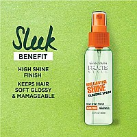 Garnier Fructis Style Brilliantine Shine Glossing Spray for High Shine Finish, Argan Oil, 3 Fl Oz, 3 Count (Packaging May Vary)