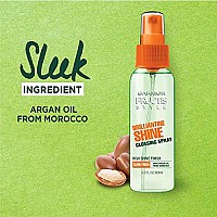 Garnier Fructis Style Brilliantine Shine Glossing Spray for High Shine Finish, Argan Oil, 3 Fl Oz, 3 Count (Packaging May Vary)