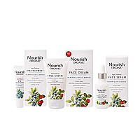 Nourish Organic | Age Defense Face Cream - Bilberry & Arctic Berries | GMO-Free, Cruelty Free, Fragrance Free (1.7oz)