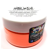 Stardust Micas Pigment Powder cosmetic grade colorant for Makeup, Soap Making, Epoxy Resin, DIY crafting Projects, Bright True colors Stable Mica Batch consistency (36 gram Jar, Orange Magma)