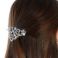 Viking Celtic Hair Clips Hairpin-Wiccan Hair Sticks Ladies Hair Accessories Triangle Clips For Long Hair Slide Pin Irish Hairstick Celtic Knot Viking Jewelry