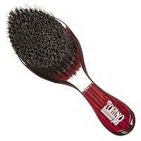 Torino Pro Wave Brush #570 By Brush King - Medium Hard Curve 360 Waves Brush - Made With Reinforced Boar & Nylon Bristles (360 Waves Brushes)