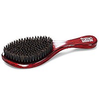 Torino Pro Wave Brush #570 By Brush King - Medium Hard Curve 360 Waves Brush - Made With Reinforced Boar & Nylon Bristles (360 Waves Brushes)