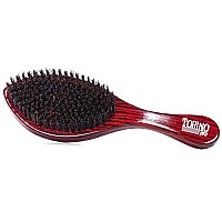 Torino Pro Wave Brush #570 By Brush King - Medium Hard Curve 360 Waves Brush - Made With Reinforced Boar & Nylon Bristles (360 Waves Brushes)