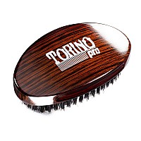 Torino Pro Wave Brush 730 By Brush King - Medium curve 360 Waves Palm Brush - ALL Purpose 360 Waves Brush