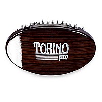 Torino Pro Wave Brush 730 By Brush King - Medium curve 360 Waves Palm Brush - ALL Purpose 360 Waves Brush