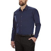 Unlisted by Kenneth cole mens Big and Tall Solid Dress Shirt, Medium Blue, 185 Neck 35 -36 Sleeve XX-Large Tall US