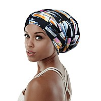 Elegant caps for Frizzy Hair Black Women Beanie Picnic Turbans Slouchy Bonnets