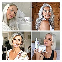 Bold Uniq Purple Hair Mask - For Blonde, Platinum, Bleached, Silver, Gray, Ash & Brassy Hair - Remove Yellow Tones, Reduce Brassiness and Condition Dry, Damaged Hair - Cruelty Free & Vegan - 6.76 Fl Oz