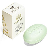 caswell-Massey centuries cucumber Luxury Bar Soap, Moisturizing & Scented Bath Soap for Women & Men, Natural Soap for Face, Body and Hands, 58 Oz Bath Bar (1 Soap Bar)