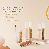 Flower Beauty Light Illusion Full Coverage Concealer- Diffuse Dark Under Eye Circles, Weightless Formula, Crease Proof Makeup (Light Medium)