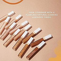 Flower Beauty Light Illusion Full Coverage Concealer- Diffuse Dark Under Eye Circles, Weightless Formula, Crease Proof Makeup (Light Medium)